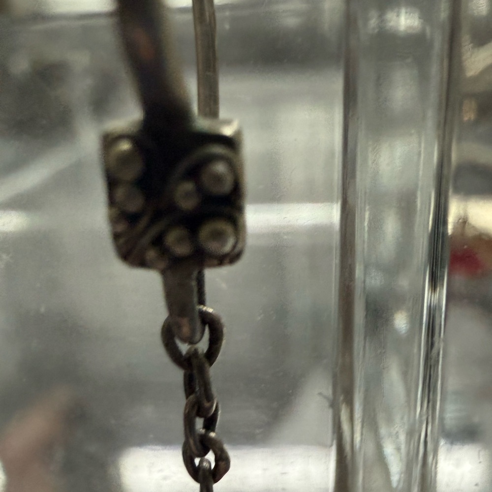 Brighton Silver Rectangular Dangle Earrings - image 2